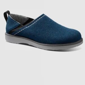 Samuel Hubbard Men's 12M "Spring Back" Royal Blue Felted Fleece Slip-on Shoes